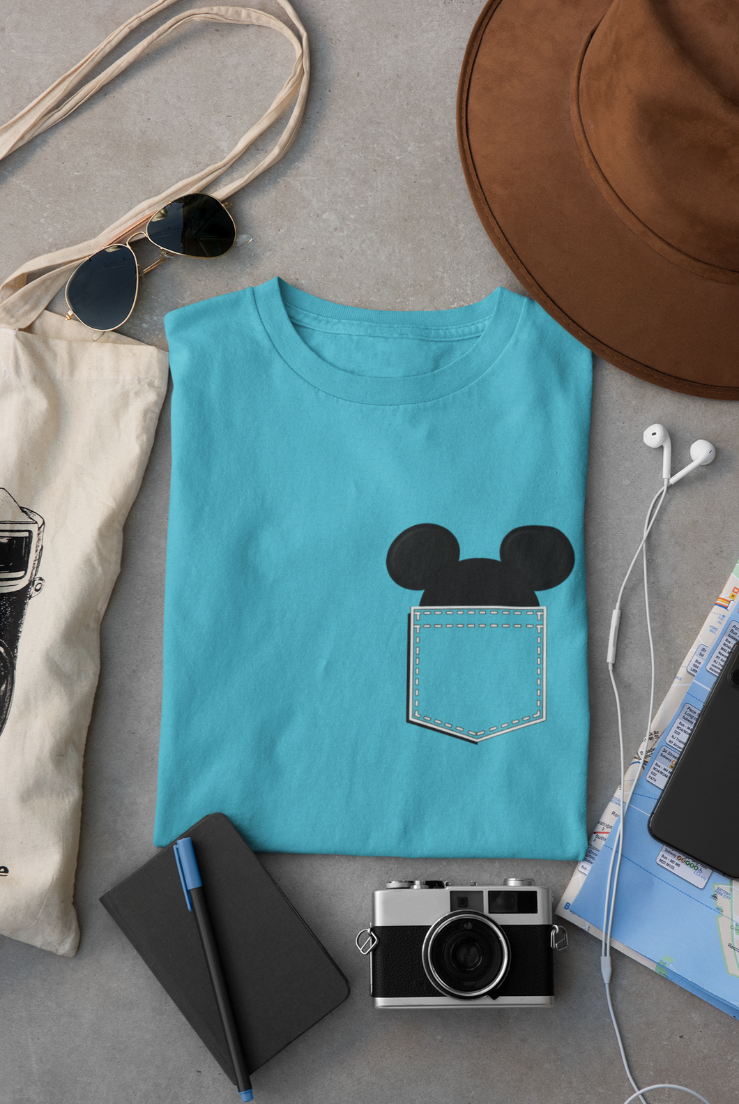 Mickey Women Half Sleeves T-shirt- KidsFashionVilla