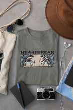 Load image into Gallery viewer, Eyes Shedding Tears Sad Broken Hearted Women Half Sleeves T-shirt- KidsFashionVilla
