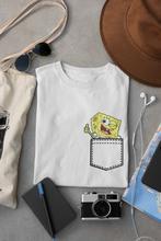 Load image into Gallery viewer, SpongeBob Mens Half Sleeves T-shirt- KidsFashionVilla
