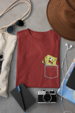 Load image into Gallery viewer, SpongeBob Women Half Sleeves T-shirt- KidsFashionVilla

