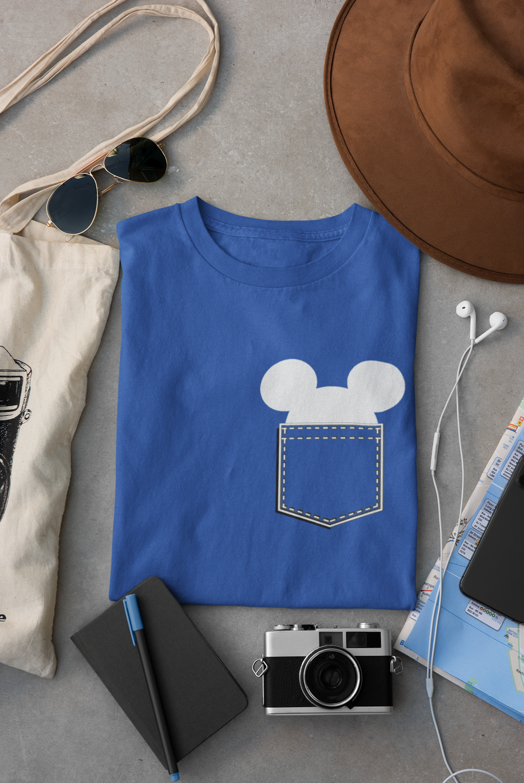 Mickey Mens Half Sleeves T-shirt- KidsFashionVilla