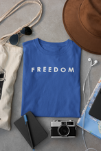 Load image into Gallery viewer, Freedom Women Half Sleeves T-shirt- KidsFashionVilla
