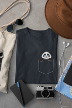 Load image into Gallery viewer, Panda Women Half Sleeves T-shirt- KidsFashionVilla
