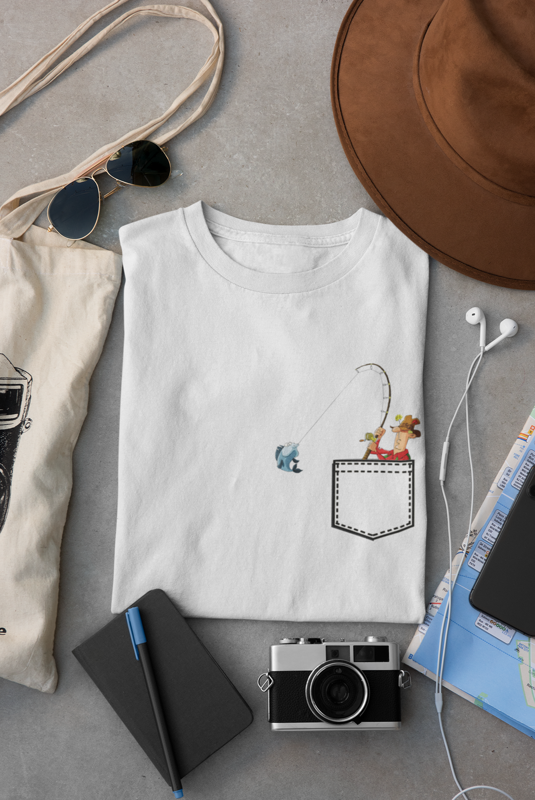 Fisher Man Women Half Sleeves T-shirt- KidsFashionVilla