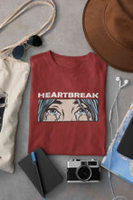 Load image into Gallery viewer, Eyes Shedding Tears Sad Broken Hearted Women Half Sleeves T-shirt- KidsFashionVilla
