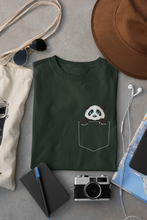 Load image into Gallery viewer, Panda Mens Half Sleeves T-shirt- KidsFashionVilla

