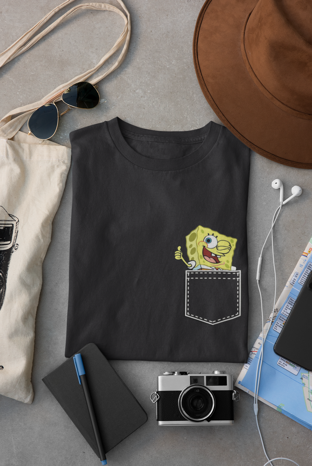 SpongeBob Women Half Sleeves T-shirt- KidsFashionVilla