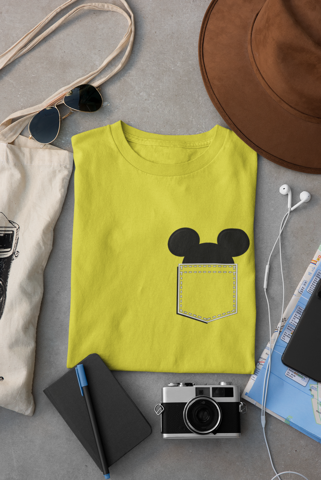 Mickey Women Half Sleeves T-shirt- KidsFashionVilla