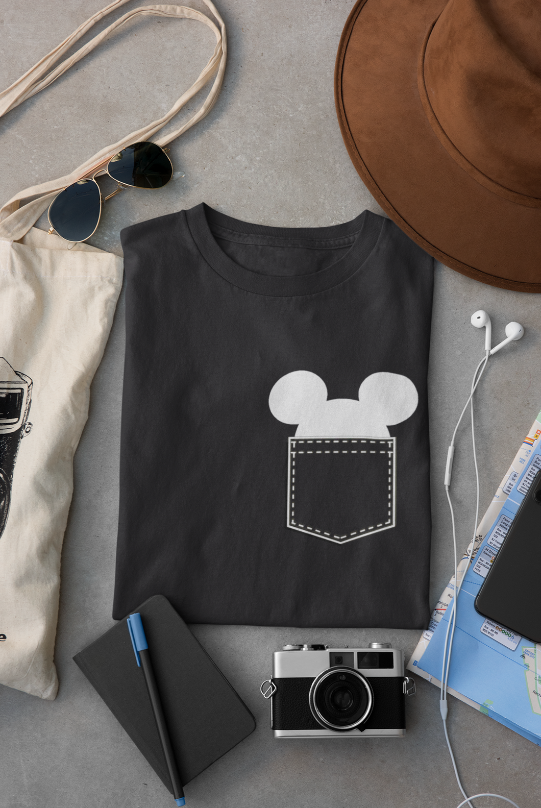 Mickey Women Half Sleeves T-shirt- KidsFashionVilla