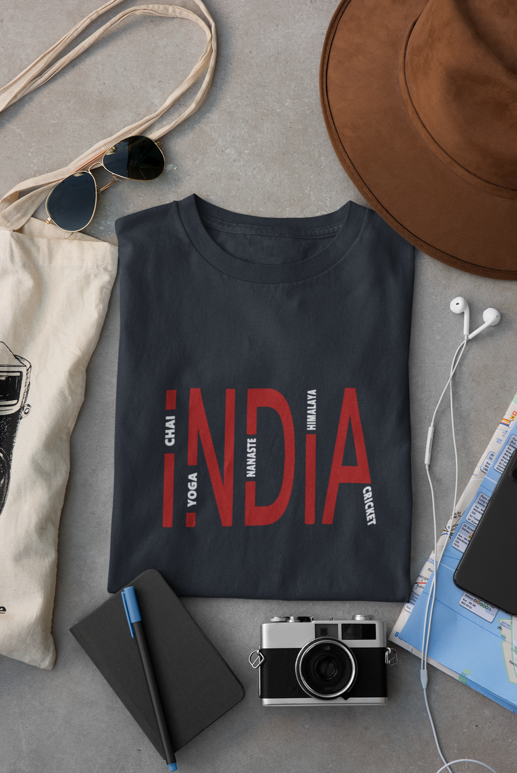 India Women Half Sleeves T-shirt- KidsFashionVilla