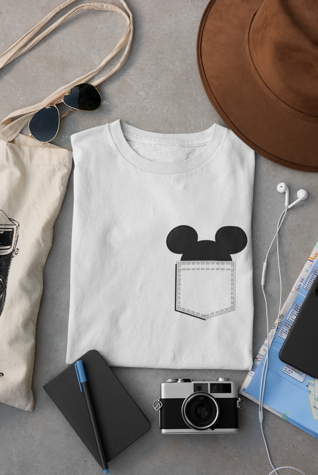 Mickey Women Half Sleeves T-shirt- KidsFashionVilla