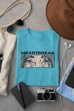 Load image into Gallery viewer, Eyes Shedding Tears Sad Broken Hearted Women Half Sleeves T-shirt- KidsFashionVilla
