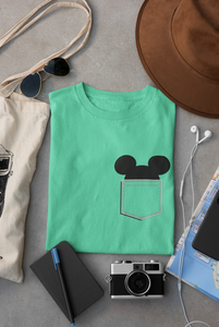 Mickey Women Half Sleeves T-shirt- KidsFashionVilla