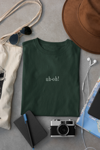Load image into Gallery viewer, Uh-Oh Minimal Women Half Sleeves T-shirt- KidsFashionVilla
