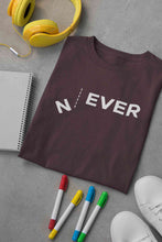 Load image into Gallery viewer, Never Women Half Sleeves T-shirt- KidsFashionVilla
