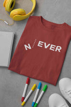 Load image into Gallery viewer, Never Women Half Sleeves T-shirt- KidsFashionVilla
