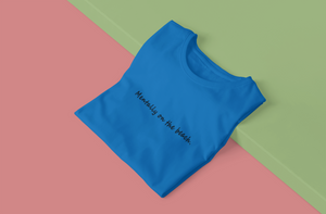 Mentally on the Beach Minimal Women Half Sleeves T-shirt- KidsFashionVilla