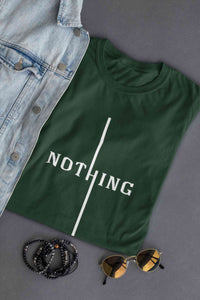 Nothing Women Half Sleeves T-shirt- KidsFashionVilla