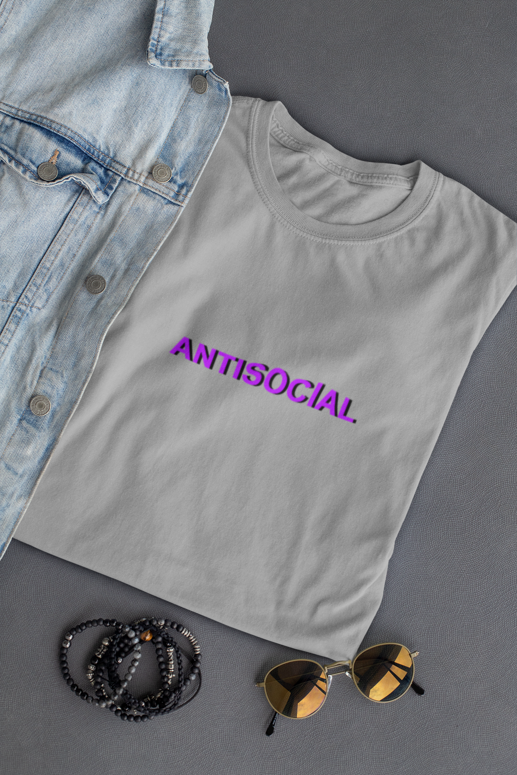 Antisocial Minimal Women Half Sleeves T-shirt- KidsFashionVilla