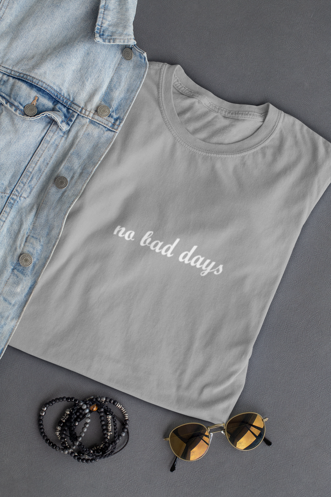 No Bad Days Minimal Women Half Sleeves T-shirt- KidsFashionVilla