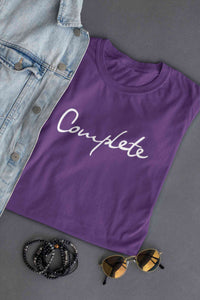 Complete Women Half Sleeves T-shirt- KidsFashionVilla