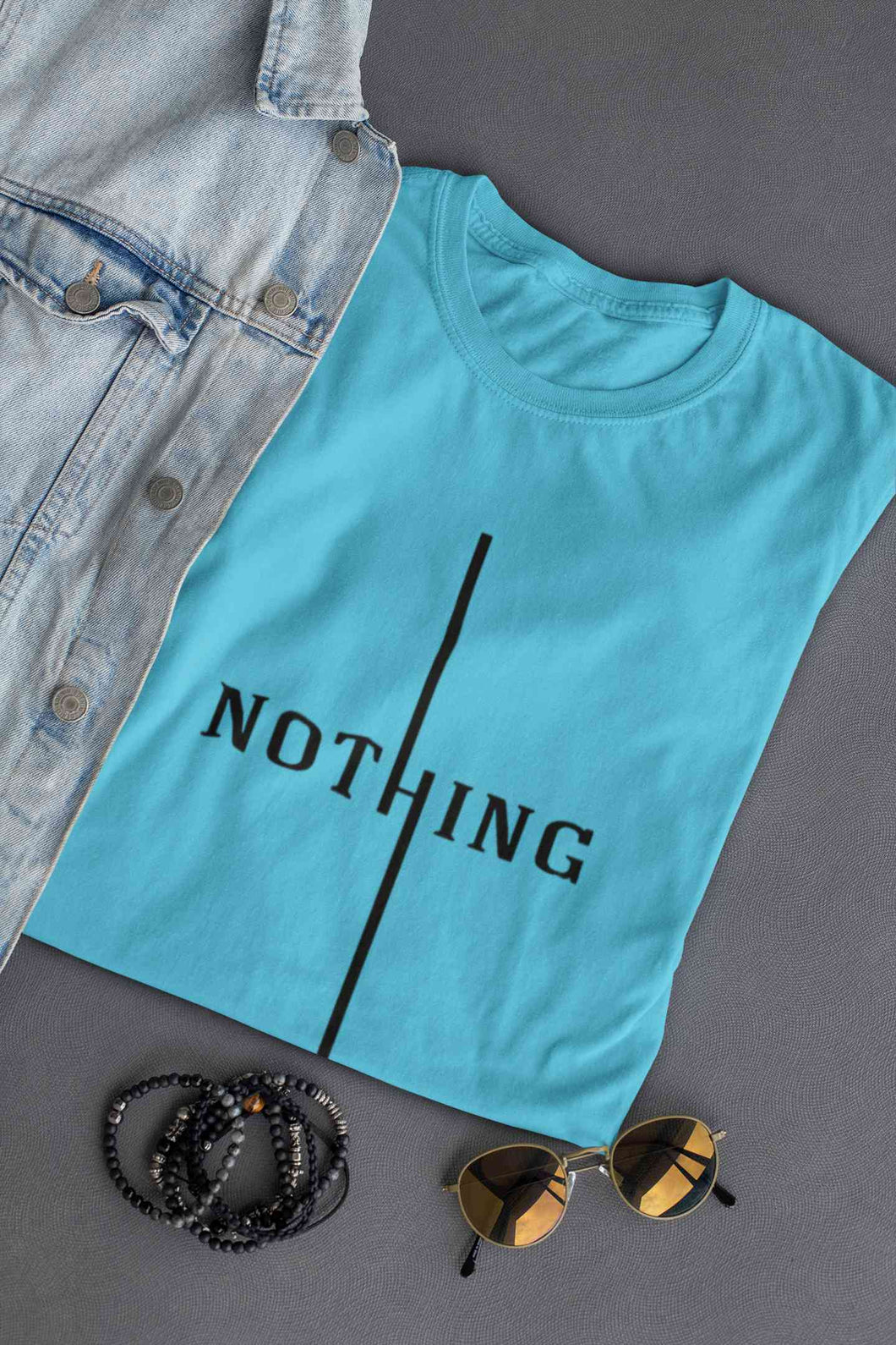 Nothing Women Half Sleeves T-shirt- KidsFashionVilla