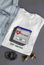 Load image into Gallery viewer, Quit Waiting Mens Half Sleeves T-shirt- KidsFashionVilla
