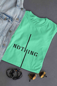 Nothing Women Half Sleeves T-shirt- KidsFashionVilla
