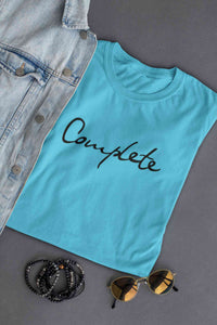 Complete Women Half Sleeves T-shirt- KidsFashionVilla