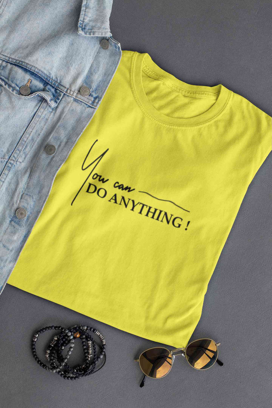 You Can Do Anything Women Half Sleeves T-shirt- KidsFashionVilla
