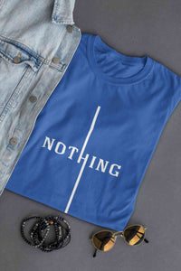 Nothing Women Half Sleeves T-shirt- KidsFashionVilla