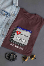 Load image into Gallery viewer, Quit Waiting Mens Half Sleeves T-shirt- KidsFashionVilla
