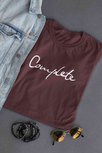 Complete Women Half Sleeves T-shirt- KidsFashionVilla
