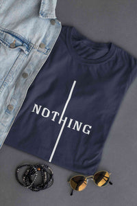 Nothing Women Half Sleeves T-shirt- KidsFashionVilla