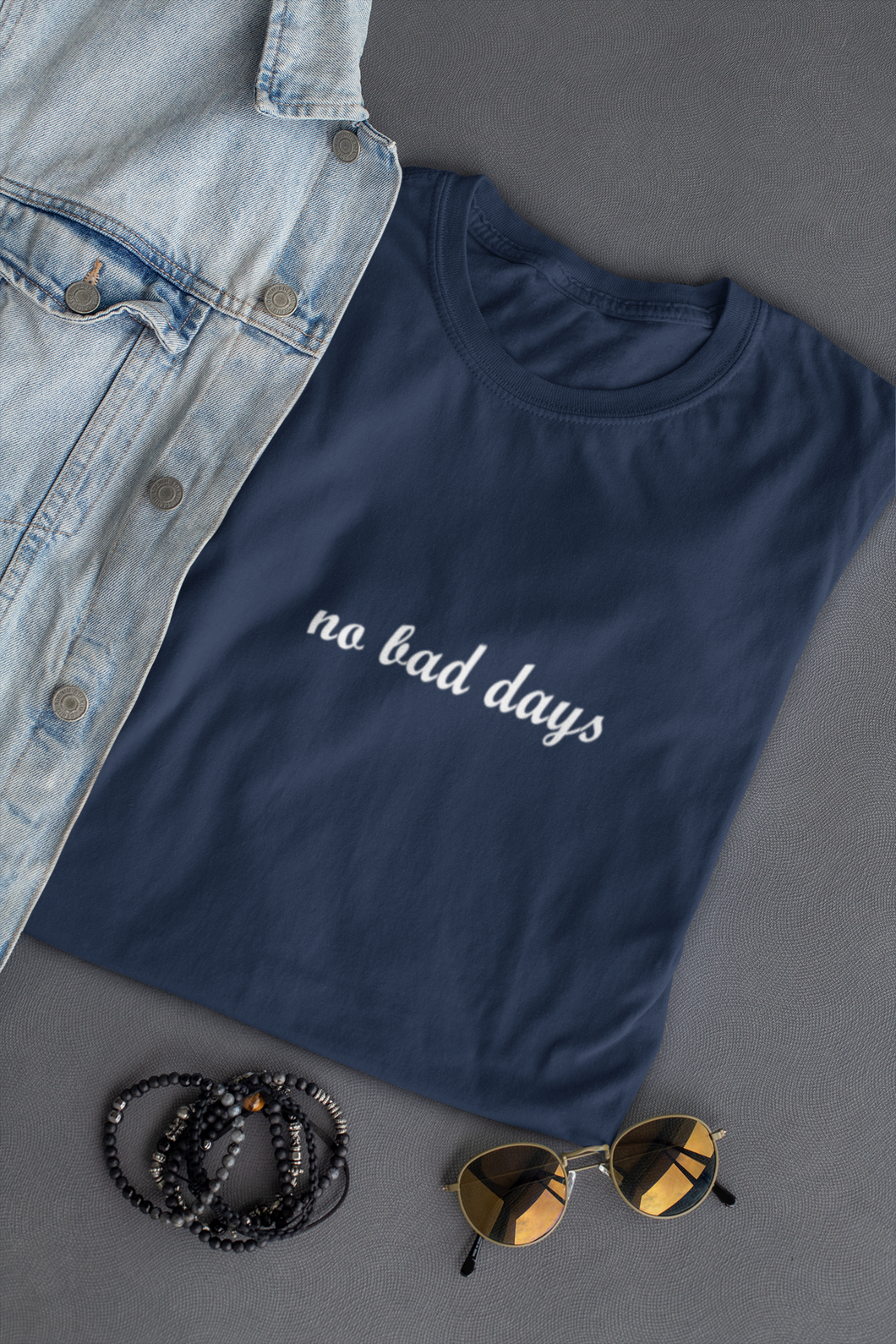 No Bad Days Minimal Women Half Sleeves T-shirt- KidsFashionVilla
