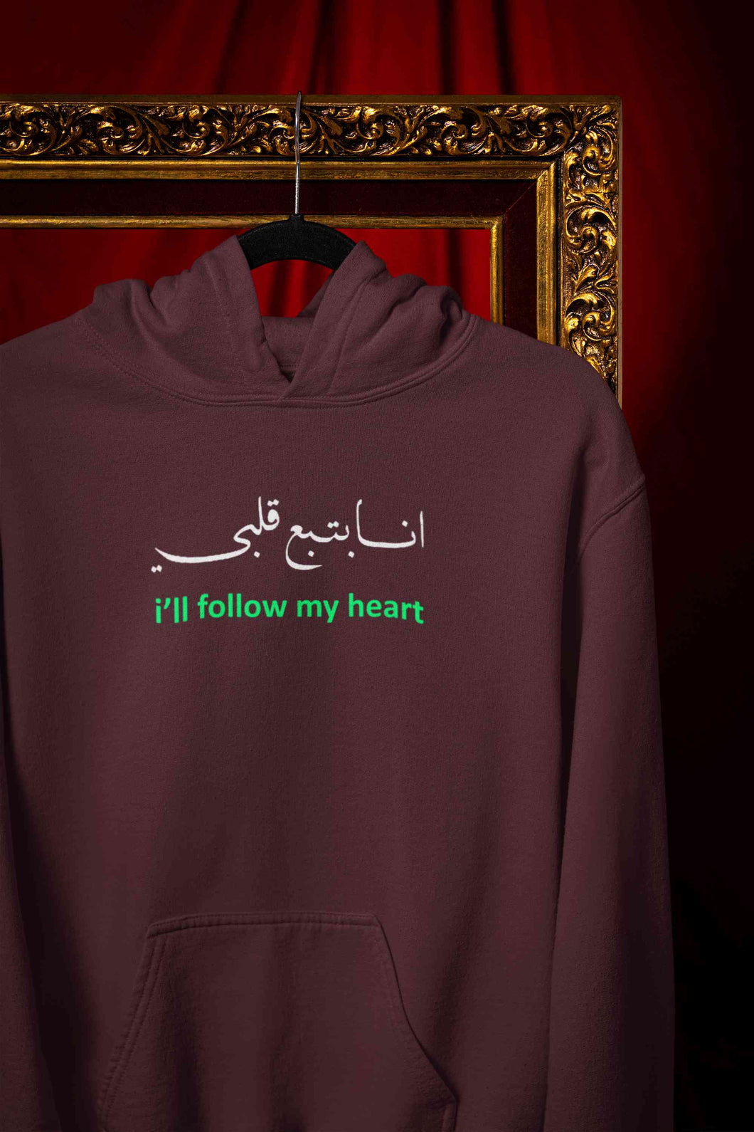I Will Follow My Heart Hoodies for Women-KidsFashionVilla