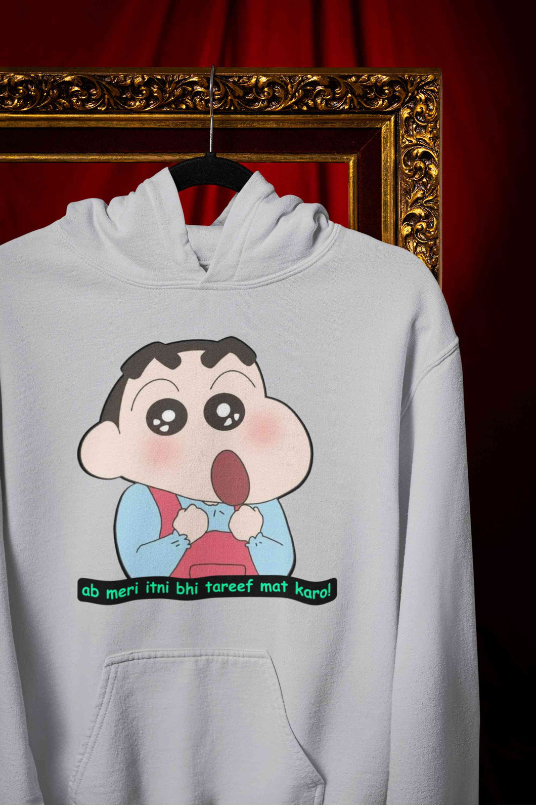 Itni Tareef Cartoon Funny Memes Hoodies for Women-KidsFashionVilla