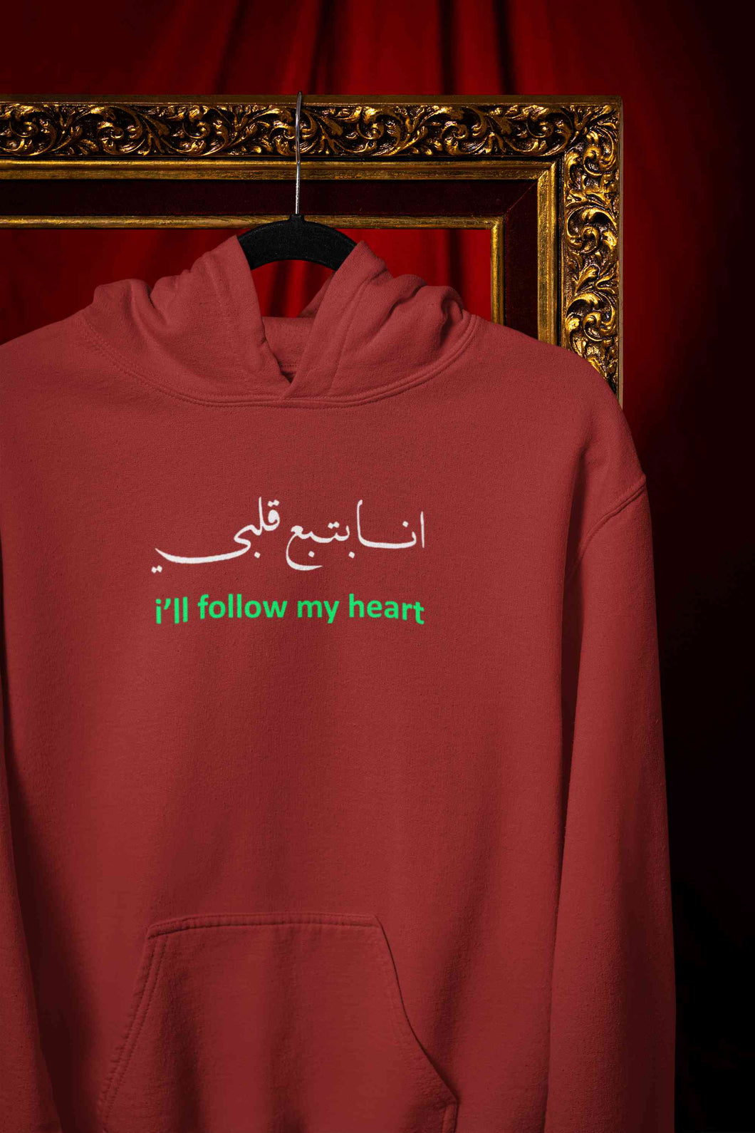 I Will Follow My Heart Hoodies for Women-KidsFashionVilla