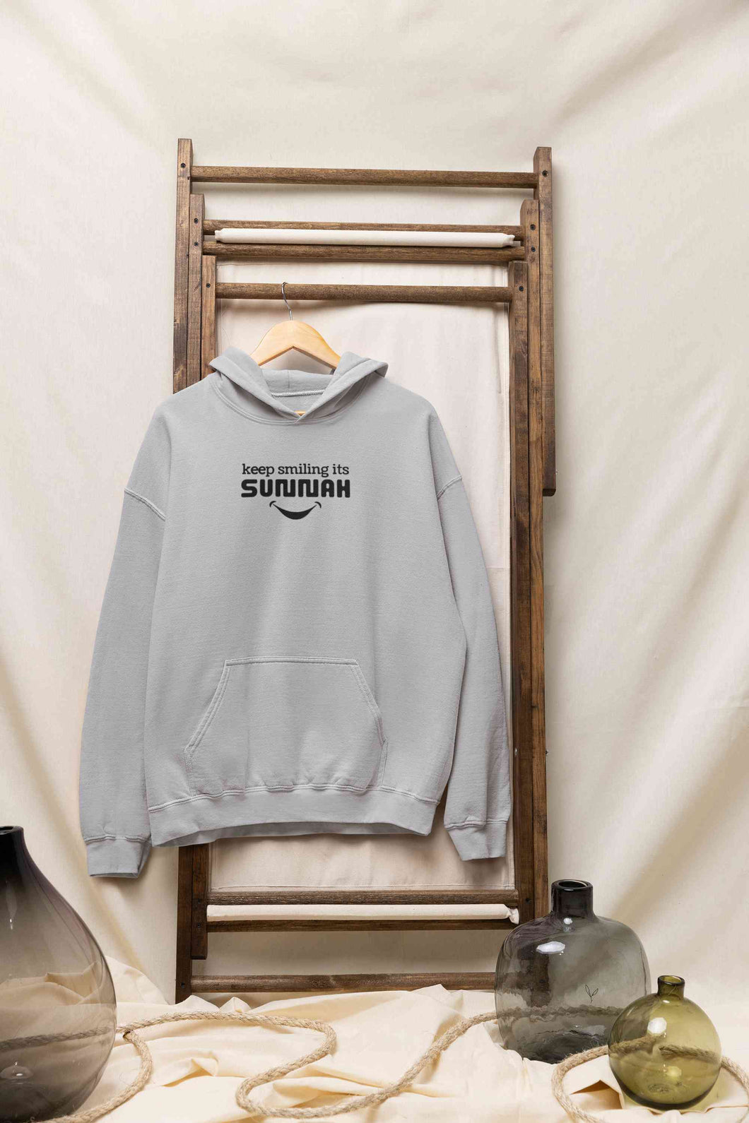 Keep Smiling Its Sunnah Hoodies for Women-KidsFashionVilla
