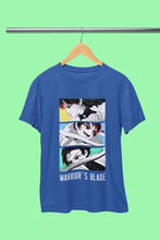 Load image into Gallery viewer, Anime Sequence Inspired By Demon Slayer Mens Half Sleeves T-shirt- KidsFashionVilla
