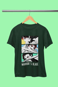 Anime Sequence Inspired By Demon Slayer Mens Half Sleeves T-shirt- KidsFashionVilla