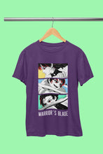 Load image into Gallery viewer, Anime Sequence Inspired By Demon Slayer Mens Half Sleeves T-shirt- KidsFashionVilla
