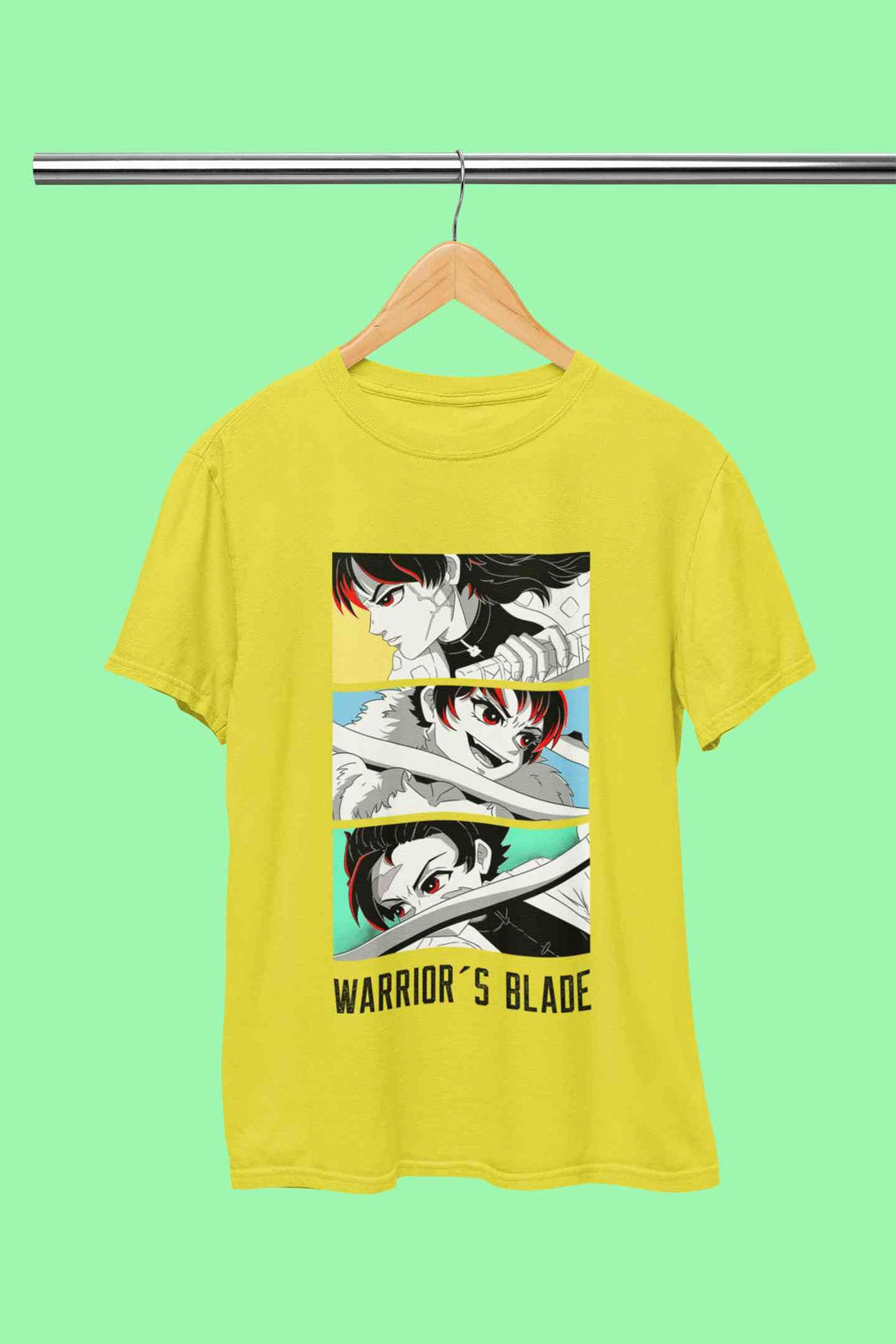 Anime Sequence Inspired By Demon Slayer Mens Half Sleeves T-shirt- KidsFashionVilla
