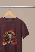 Load image into Gallery viewer, Flaming Skull Women Half Sleeves T-shirt- KidsFashionVilla
