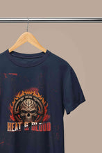 Load image into Gallery viewer, Flaming Skull Women Half Sleeves T-shirt- KidsFashionVilla
