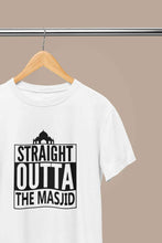 Load image into Gallery viewer, Straight Outta The Masjid Mens Half Sleeves T-shirt- KidsFashionVilla
