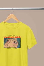 Load image into Gallery viewer, Anime Theme Intense Feelings Quotes Mens Half Sleeves T-shirt- KidsFashionVilla
