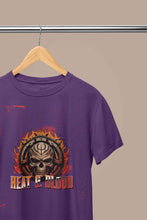 Load image into Gallery viewer, Flaming Skull Women Half Sleeves T-shirt- KidsFashionVilla

