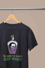 Load image into Gallery viewer, Theme Inspired By Wednesday Women Half Sleeves T-shirt- KidsFashionVilla
