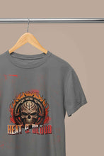 Load image into Gallery viewer, Flaming Skull Women Half Sleeves T-shirt- KidsFashionVilla
